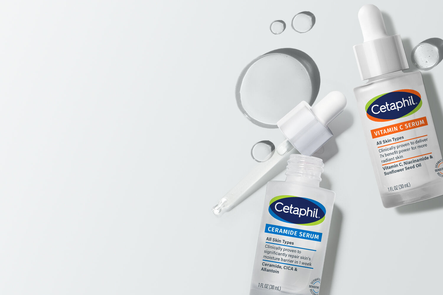 Exquisite Serum For Sensitive Skin Design Illustration