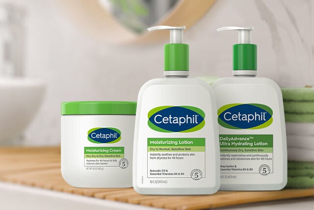 Cetaphil skin moisturizers for sensitive skin