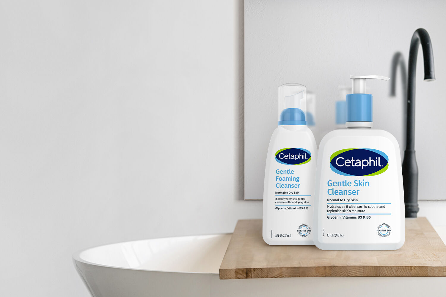 Limpiadores Cetaphil para la piel sensible