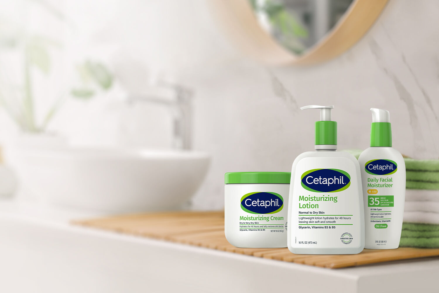 Hidratantes Cetaphil para la piel sensible