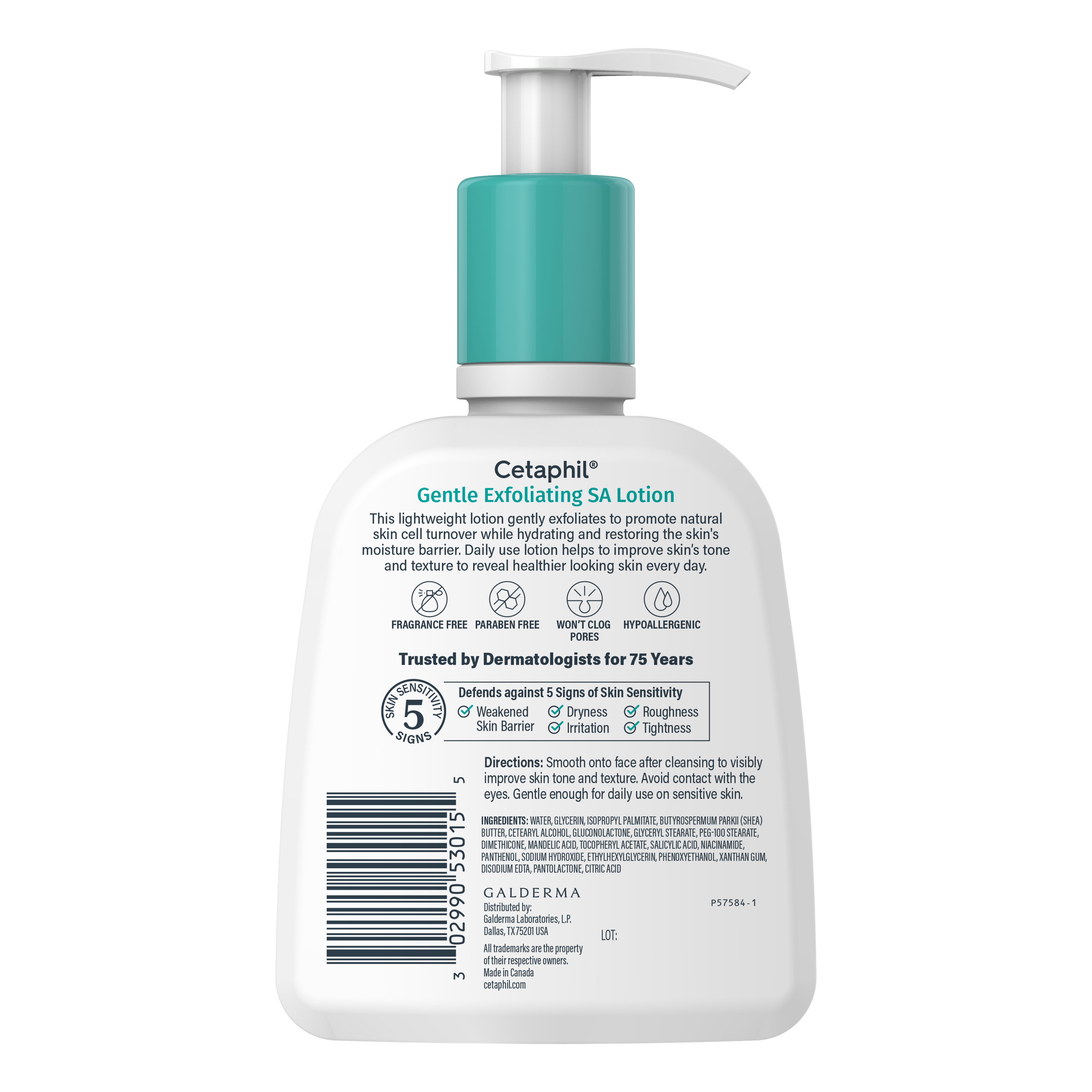 Gentle Exfoliating SA Face Lotion 8oz