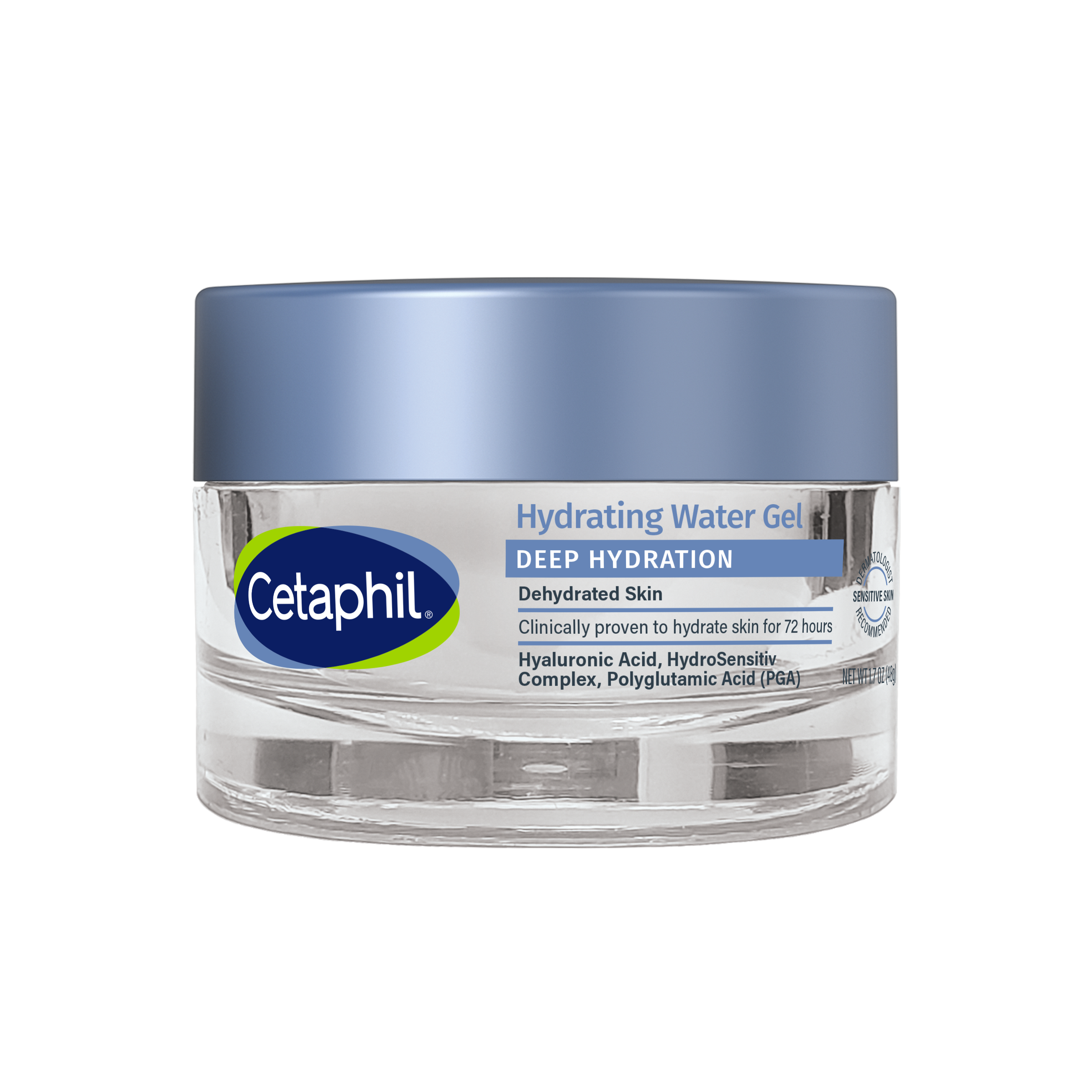 Cetaphil Deep Hydration Skin Restoring Water Gel 1.7 oz product package