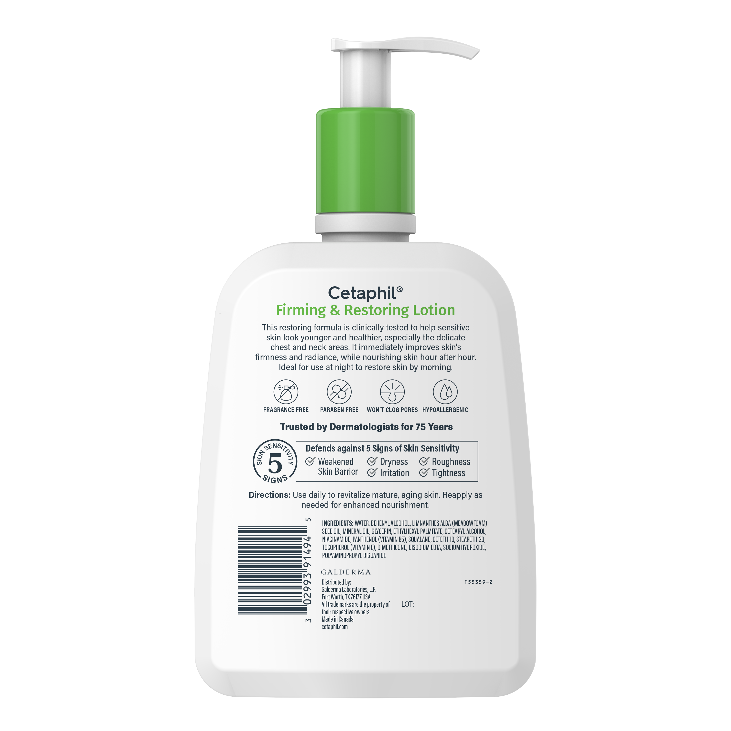 cetaphil restoring lotion back of bottle