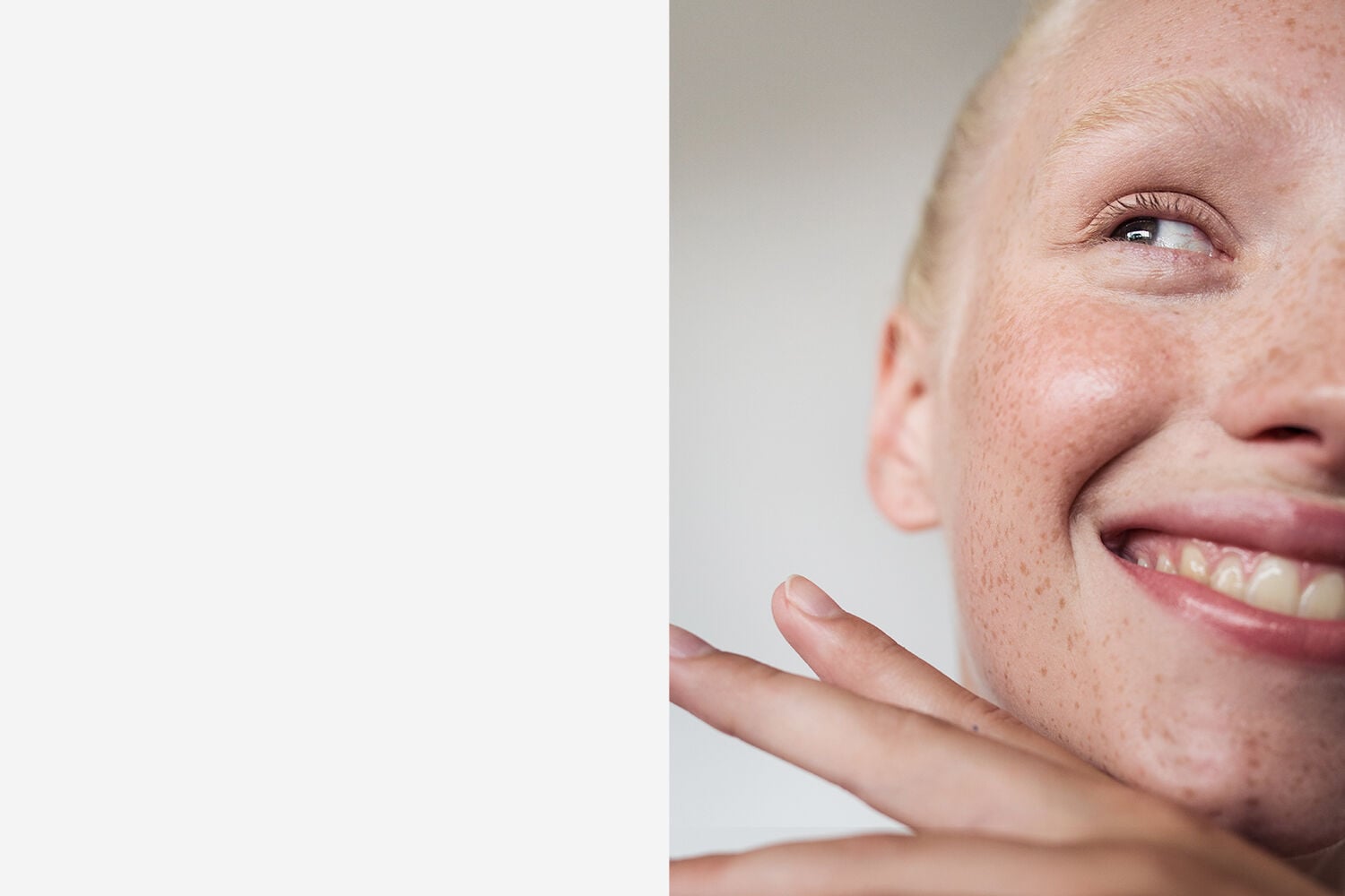 lady with red skin