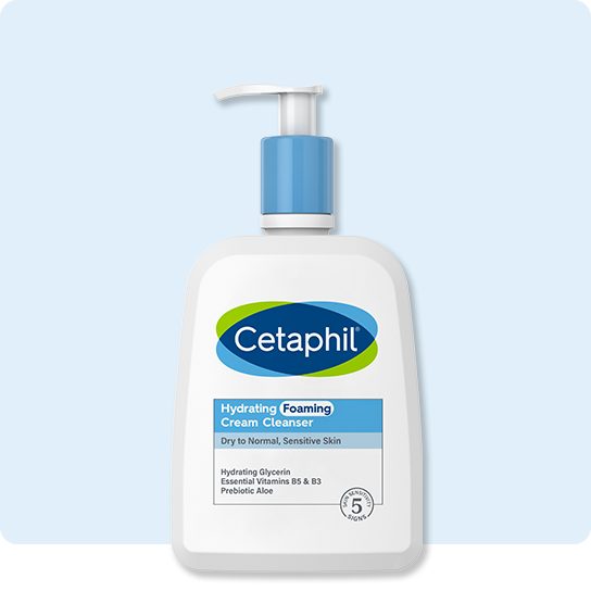 Cetaphil hydrating foaming cream cleanser