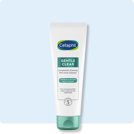 Cetaphil Gentle Clear Complexion-Clearing BPO Acne Cleanser