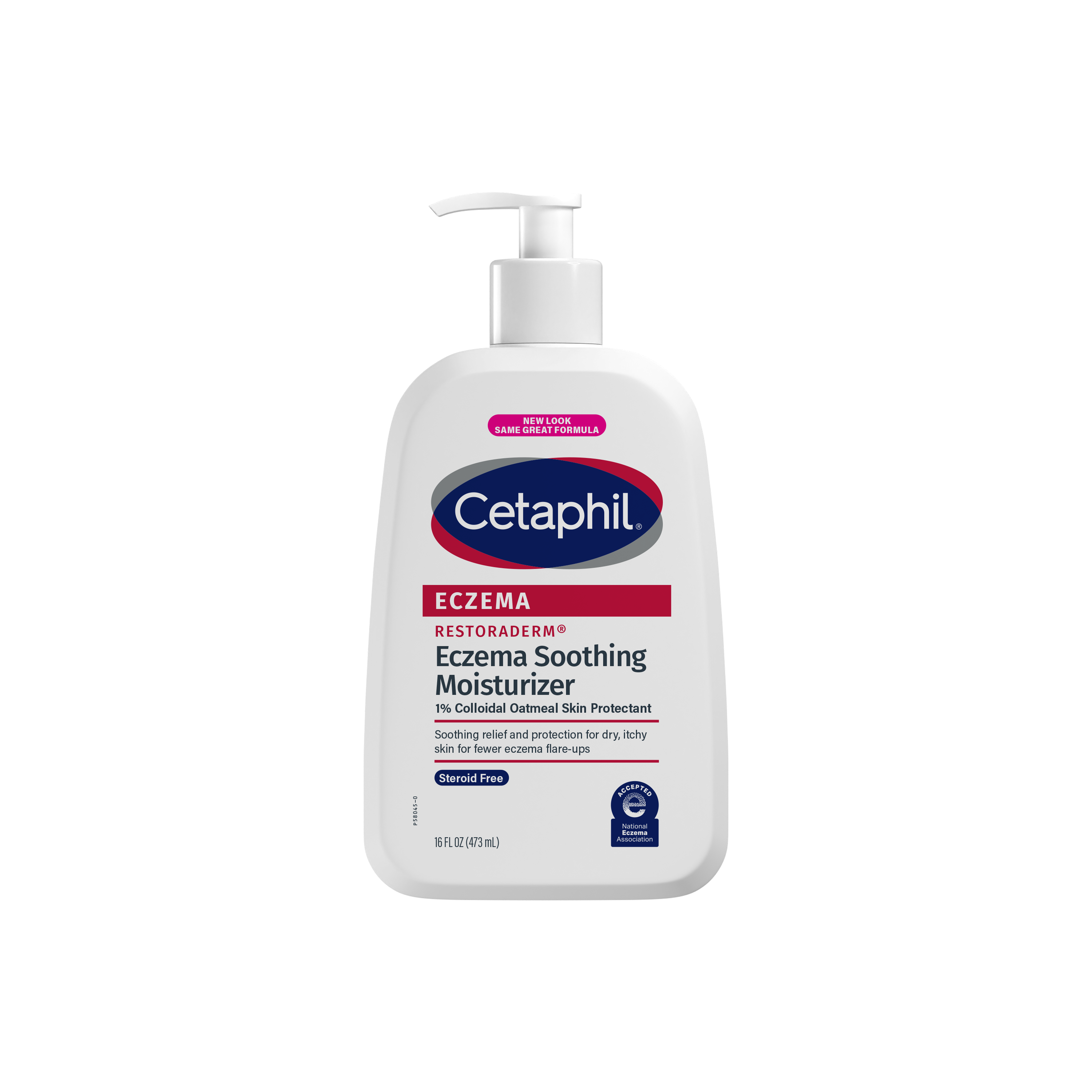 applying eczema protecting lotion