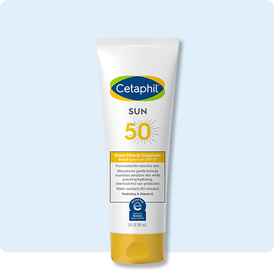 Sheer Mineral Broad Spectrum Sunscreen 50 | Cetaphil US